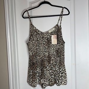 Leopard print tank